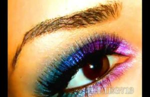 Видео урок по созданию радужного макияжа