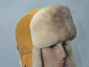 Мужские шапки из мутона (овчины)