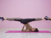 Как дотянуть заднюю ногу на продольном шпагате