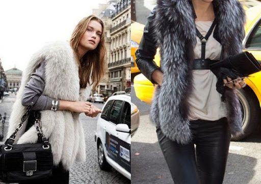 С чем носить меховую куртку?
