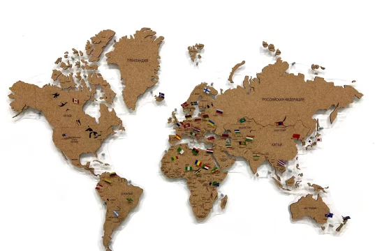 Карты мира в дизайне интерьера